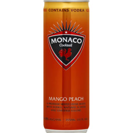 Monaco Mango Peach 12 oz can