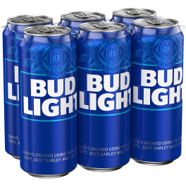 Bud Light - 6 cans / 16oz