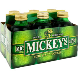 Mickey's Fine Malt Liquor - 6 bottles / 12oz