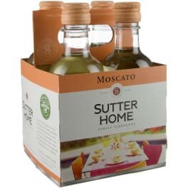 Sutter Home Moscato - 4 plastic bottles / 187mL