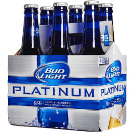 Bud Light Platinum - 6 bottles / 12oz