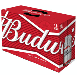 Budweiser - 15 cans / 12oz