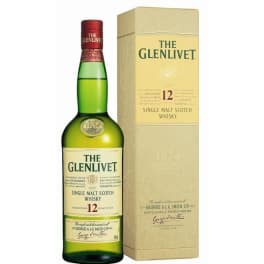 GLENLIVET 12YRS 750ML