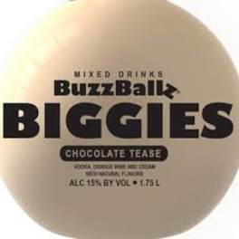 Buzz Ballz Biggies Chocolate Tease 1.75L