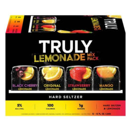 Truly Lemonade Hard Seltzer Mix Pack 12 pack can