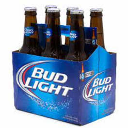 Bud Light 6 Pack Bottle