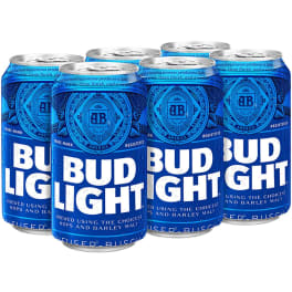 Bud Light 6pk cans