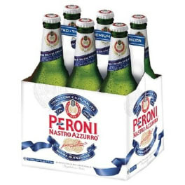 Peroni Nastro Azzurro - 6 pack bottle / 12oz