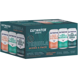 CUTWATER TEQUILIA MIX PACK 6 PK