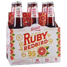 SHINER RUBY REDBIRD 6 PK