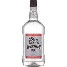 CLEAR SPRINGS 190 GRAIN ALCOHOL 1.75L