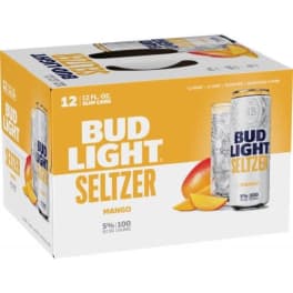 BUD LIGHT SELTZER - MANGO 12PK - 12 OZ