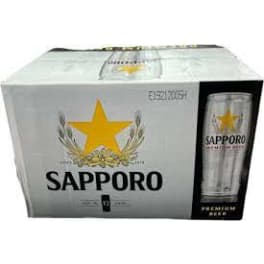 Sapporo Premium 12 Pack 22oz Cans