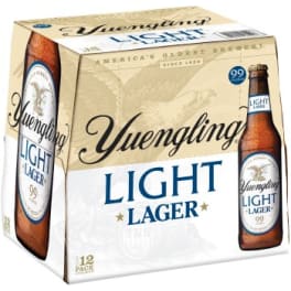 Yuengling Light Lager 12Pack 12oz Bottles