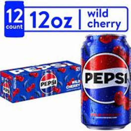 Wild Cherry Pepsi 12pack Can
