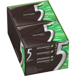 Big 5 Gum Spearmint 15 Pack - 1.28 Oz Big 6