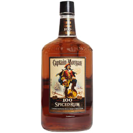 Captain Morgan 100 Proof Spiced Rum - 1.75L