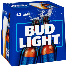 Bud Light Beer - 12 bottles / 12oz