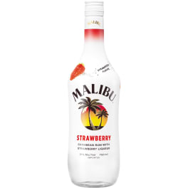 Malibu Strawberry Flavored Rum - 750mL