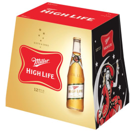 Miller High Life Lager - 12 bottles / 12oz