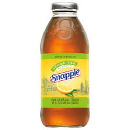 Snapple 12 Pack Glass Lemon