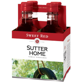 Sutter Home Sweet 4 Pack Red Blend - 4 Bottles / 187mL