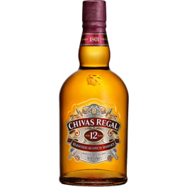 Chivas Regal Blended 12 Year Old Whiskey Scotch - 750mL