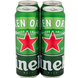 Heineken Premium Lager - 4 cans / 16oz