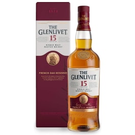The Glenlivet French Oak Reserve 15 Years Old Whiskey Scotch - 750mL