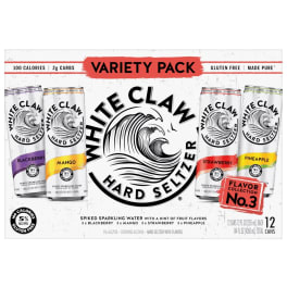 White Claw Variety Pack No. 3 Hard Seltzer - 12 cans / 12oz