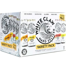 White Claw Variety Pack No. 2 Hard Seltzer - 12 cans / 12oz