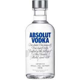Absolut 80 proof Vodka - 200ml