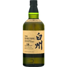The Hakushu 18 Year Single Malt Japanese Whisky-750ml