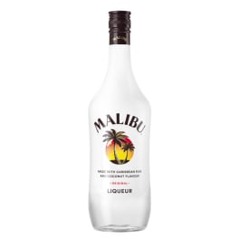 Malibu White Rum with Coconut Liqueur Bottle (1 L)