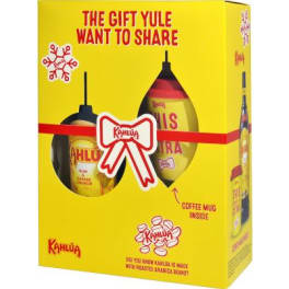 Kahlua Original Rum & Coffee Liqueur Bottle with Mug Gift Set (750 ml)
