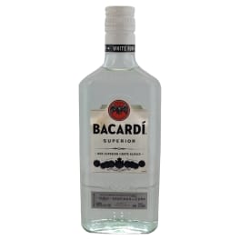 Bacardi Superior 80 Proof White Rum Bottle (375 ml)