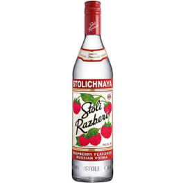 Stolichnaya Raspberry Flavored Vodka - 750mL