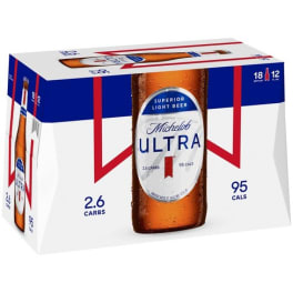 Michelob Ultra - 18 pack bottle 12oz