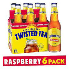 Twisted Tea Raspberry 6 Pack 12oz Bottles