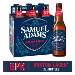 Samuel Adams Boston Lager 6 Pack 12oz Bottles