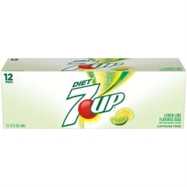 Diet 7 Up - 12 cans / 12oz