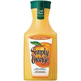 Simply Original Pulp Free Orange Juice - 1 bottle / 59oz