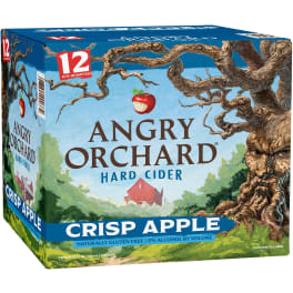 Angry Orchard Crisp Hard Cider - 12 bottles / 12oz