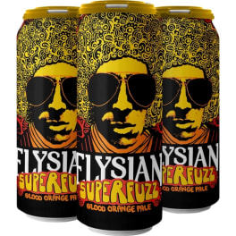 Elysian Superfuzz Blood Orange Pale Ale - 4 cans / 16oz
