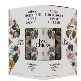 Two Chicks Sparkling Vodka Fizz - 4 Cans/ 12oz