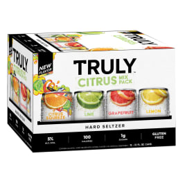 Truly Hard Seltzer Citrus Mix Pack Spiked & Sparkling Water - 12 Cans/ 12 oz