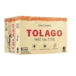 Tolago Hard Seltzer Guava Mango - 6 Cans/ 12oz