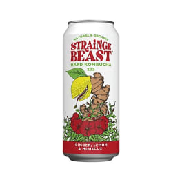 Strainge Beast Ginger Lemon & Hibiscus - 1 Can/ 16oz