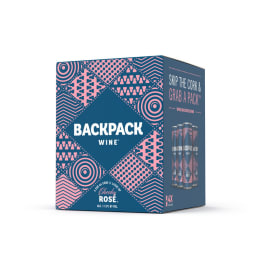 Backpack Wine Cheeky Rose - 4 cans / 250mL