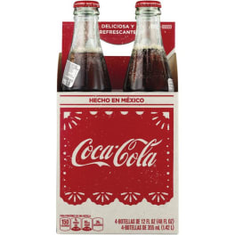 Mexican Coke - 4x 355ml Bottle